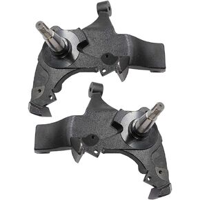 2 PCs 4" Lift Lifting Spindles 2WD 6 Lugs w/Black Compatible with 1988-1991 Chevrolet Extended Cab 454 C1500 C2500, for 1992 1993 1994 1995 1996 1997 1998 Chevrolet All C1500 and C2500