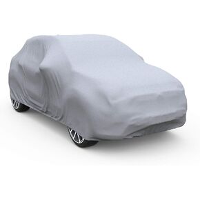 Budge - RBHB-2 Rain Barrier Hatchback Car Cover, Outdoor, Waterproof, Hatchback Car Cover fits Cars up to 183", Gray