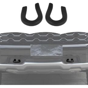 RT-TCZ Tow Hook Covers Bumper Tow Hook Covers Rubber Protector Cover Exterior Accessories for Chevy Silverado 1500 2014-2024,for GMC-Sierra 2014-2024 (Black)
