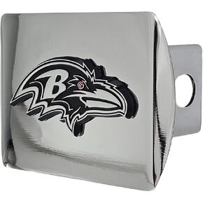 FANMATS NFL Unisex-Adult Chrome & Black Logo
