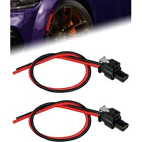 TIKSCIENCE 2Pcs Side Marker Pigtail Connector Harness Fit for Dodge Charger 2015 2016 2017 2018 2019 2020 2021 2022 in Kuwait