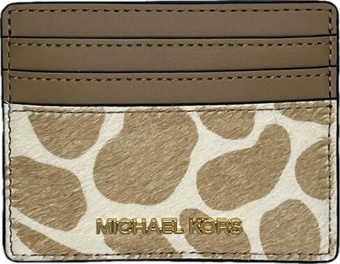 Michael Kors Jet Set Travel Large Card Holder (Camel Haircalf) in Kuwait