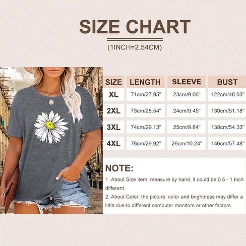 HDLTE Plus Size Tops for Women Casual Short Sleeve Graphic Tee Shirts Oversized Tee Tops in Kuwait