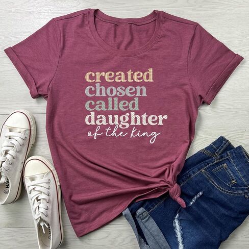 LOOKFACE Women Crewneck Casual Soft Tees Cute Graphic T Shirts in Saudi Arabia