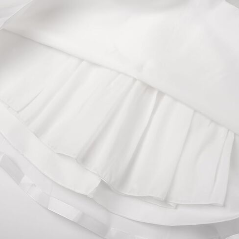 Uhnice Flower Girl Dress Sleeveless Tulle Tutu Beaded Embroidery for Wedding Birthday Party in Kuwait