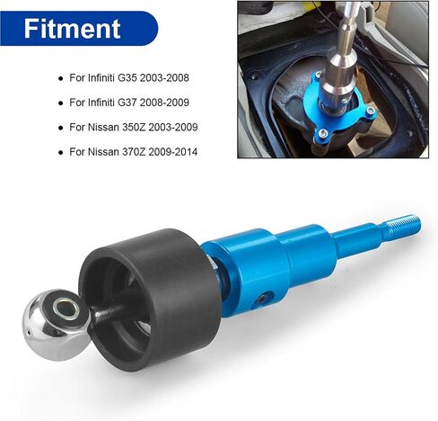 Aramox Short Throw Shift Handle, Short Throw Shifter Billet Steel Quick Shift Time Shift Handle Replacement for Infiniti G35 G37 in Saudi Arabia