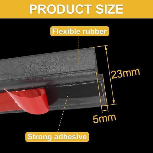 X AUTOHAUX 4m x 23mm Universal Car Z Shape Rubber Weather Waterproof Strip Seal Edge Protector in Saudi Arabia