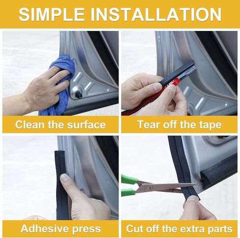 X AUTOHAUX 4m x 23mm Universal Car Z Shape Rubber Weather Waterproof Strip Seal Edge Protector in Saudi Arabia
