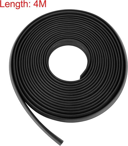 X AUTOHAUX 4m x 23mm Universal Car Z Shape Rubber Weather Waterproof Strip Seal Edge Protector in Saudi Arabia