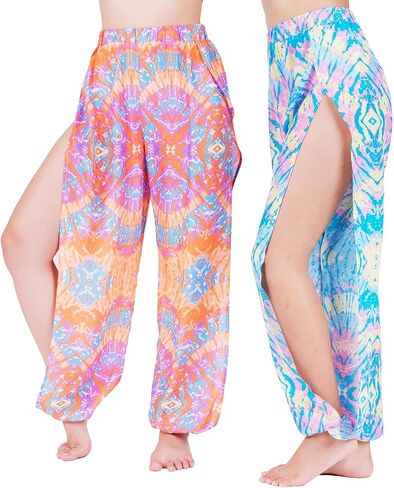 سروال يوجا حريم بفتحة عالية من LOFBAZ للسيدات بيجامة رياضية للشاطئ in Kuwait