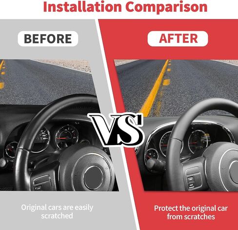 Jimen Compatible with 2011-2018 Jeep Wrangler JK & Unlimited Instrument Panel Trim Cover Dashboard Accessories (Pink) in Saudi Arabia