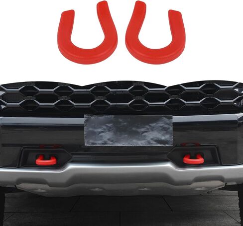 RT-TCZ Tow Hook Covers Bumper Tow Hook Covers Rubber Protector Cover Exterior Accessories for Chevy Silverado 1500 2014-2024,for GMC-Sierra 2014-2024 (Black) in Saudi Arabia