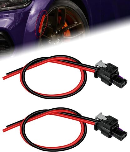 TIKSCIENCE 2Pcs Side Marker Pigtail Connector Harness Fit for Dodge Charger 2015 2016 2017 2018 2019 2020 2021 2022 in Kuwait