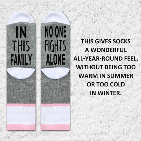 You Picked The Wrong Badass, Cancer Socks, Women Men Gift for Cancer Surgery Recovery, Breast Cancer Survivor Gift, Chemo Gift, Novelty Gift for Thanksgiving Christmas Birthday, 1 Pair-06 in Saudi Arabia