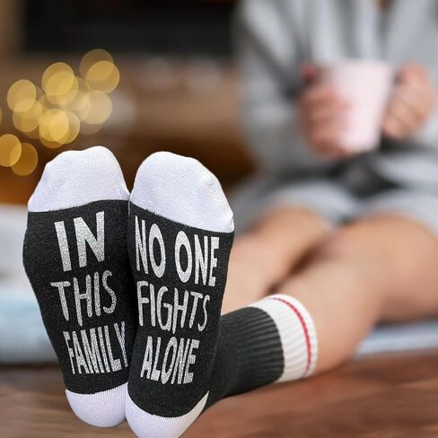 You Picked The Wrong Badass, Cancer Socks, Women Men Gift for Cancer Surgery Recovery, Breast Cancer Survivor Gift, Chemo Gift, Novelty Gift for Thanksgiving Christmas Birthday, 1 Pair-06 in Saudi Arabia