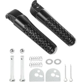 Pegs for Bike,Car Accessories Foot Pegs,Bike Foot Pegs,Mini Bike Parts,Mini Bike Foot Pegs Foot Rest Kit,Foot Pegs Footrest Bracket Foot Pedal for 79cc 97cc 100cc 3.0hp 196cc 200cc 6.5hp (Silver)