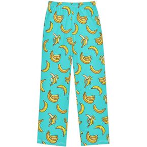 Boys Pajama Pants Cartoon Boston Terrier Paw Grey Elastic Waist Lounge Pajama Bottoms with 2 Pockets Soft Sleep Pjs XL