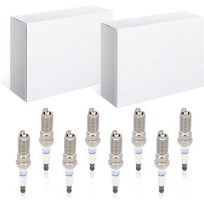 حزمة من 8 شمعات إشعال بلاتينيوم إيريديوم تناسب سيلفرادو 1500/2500/3500 HD تاهو كامارو سوبربان سييرا 1500 يوكون XL إسكاليد يستبدل 91418، ILTR5E11، 12622441، 12625058 in Kuwait