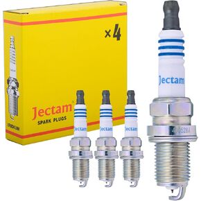 Iridium Spark Plugs 4 PCS BKR5EIX11 BKR5EIX-11 5464 Automotive Replacement Spark Plugs BKR5EGP 7090 Compatible with ACURA CHEVROLET CHRYSLER DODGE FORD GEO HUYNDAI INFINITI ISUZU JAGUAR KIA ..