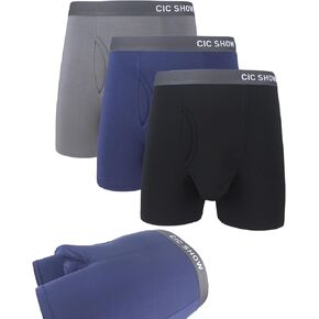Ball Hammock Underwear Men Micro Modal Breathable/Smooth Pack3 Boxer Briefs With Ball Pouch.