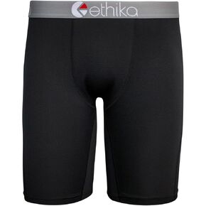 Ethika Mens Micro Mesh Staple Boxer Brief | Black