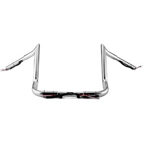 Mofun 12" Ape Hangers Handlebar 1 1/4" Meathook Ape Bar Pre-Wired Compatible with Harley Touring Street Glide Electra Glide Ultra Limited Tri Glide 2014-2023 Chrome