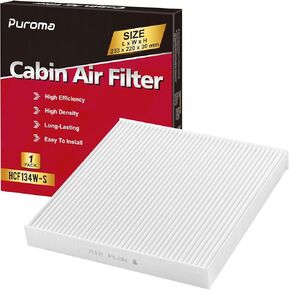 Puroma 2 Pack Cabin Air Filter with Multiple Fiber Layers, Replacement for CP134, CF10134, Honda Civic, CR-V, Odyssey, Pilot, Accord, Ridgeline, Passport and Acura CSX, ILX, MDX, RDX, TLX, RLX