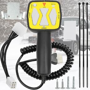 Snowplow Handheld Controller Fit for Meyer Diamond Snow Plow Blade E-47 | E-60 | E-57, Straight Blade Plows, 6 Pin Plug Hand Held Controller