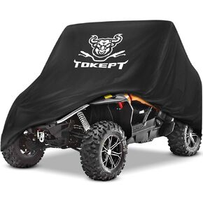 UTV Cover, Outdoor Waterproof 2-3 Seater Plus Side by Side Covers Compatible with Polaris Ranger RZR Yamaha Rhino Can-Am Commander Defender Honda Pioneer Sxs Teryx 2-3 Passenger