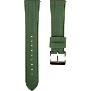 Grid Premium FKM Rubber Watch Bands - Fluoro Rubber Watch Straps - Quick-Release- 20mm, 22mm- Replacement Watch Strap for Men & Women