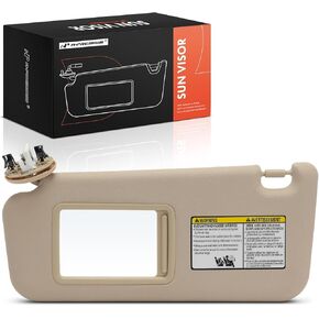 A-Premium Right Passenger Side Sun Visor Compatible with Toyota RAV4 2006 2007 2008 2009, Replacement Sunvisor, Beige, Replace# 7431042451A1