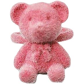 Rrdaily Cute Cartoon Little Bear Open Rings for Women,Dainty Colorful Statement Plush Bear Adjustable Rings,Kawaii Birthday Party Formal Jewelry Gifts