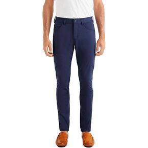 Rhone Men's Commuter Five Pocket Slim Fit Pant, Premium Comfort, Breathable 4-Way Stretch Fabric (Navy, 36W x 33L)
