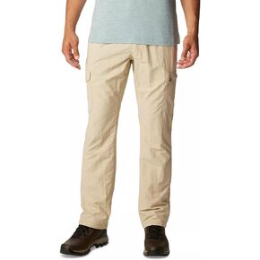 Columbia Men's Mountaindale Cargo Pant Adjustable Waistband (US, Alpha, Medium, Regular, Regular, Fossil)