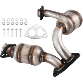 PHILTOP Catalytic Converter High Flow Replacement for CTS 2004-2007 2.8L, 3.6L, Stainless Steel Catalyst Converter EPA Convert Compliant 2 Packs
