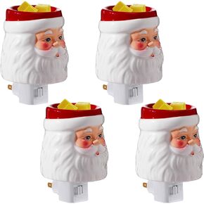 4 قطع عيد الميلاد الشمع تذوب أكثر دفئا الجدار المكونات سانتا كلوز الشمع دفئا المكونات الكهربائية في عيد الميلاد شمعة الشمع دفئا الشمع المعطرة مكعب ذوبان لعيد الميلاد الديكور المنزل غرفة نوم غرفة المعيشة مكتب هدية in Kuwait