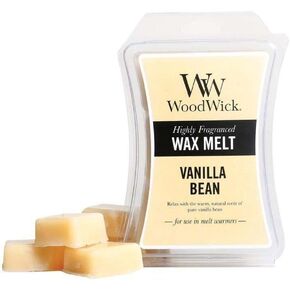 WoodWick Vanilla Bean Hourglass 3 oz Wax Melt