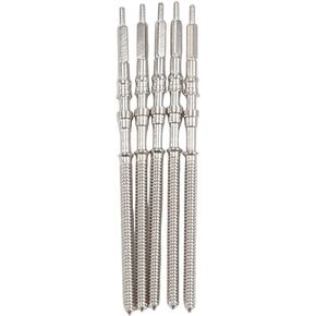 5Pcs Movement Watch Steel Stem Crown Kit Watch of Parts NH35 NH36 NH38 NH39,Movement Watch Stem Spare Parts Kits,Repair Tools and Kits Watch Accessories,Silver