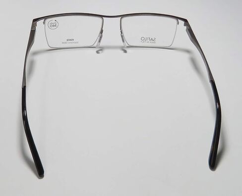 Safilo 1071 Elasta للرجال/النساء مفصلات زنبركية نصف حافة عالية الجودة أصلية ومميزة (52-17-140، بني غير لامع/برونزي) in Kuwait