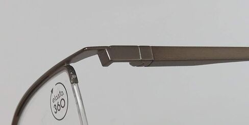 Safilo 1071 Elasta للرجال/النساء مفصلات زنبركية نصف حافة عالية الجودة أصلية ومميزة (52-17-140، بني غير لامع/برونزي) in Kuwait