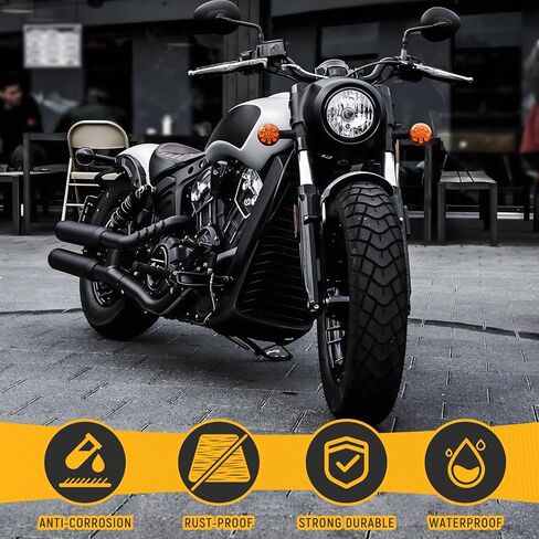 مسمار مسمار مقعد سريع الفك للدراجة النارية - مسمار تثبيت مقعد خلفي من سبائك الألومنيوم 1/4 بوصة - 20 خيط، متوافق مع 1996-2024 Sportster وStreet Glide وSoftail وRoad Glide والمزيد in Kuwait