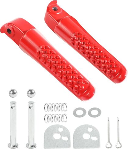 Pegs for Bike,Car Accessories Foot Pegs,Bike Foot Pegs,Mini Bike Parts,Mini Bike Foot Pegs Foot Rest Kit,Foot Pegs Footrest Bracket Foot Pedal for 79cc 97cc 100cc 3.0hp 196cc 200cc 6.5hp (Silver) in Saudi Arabia