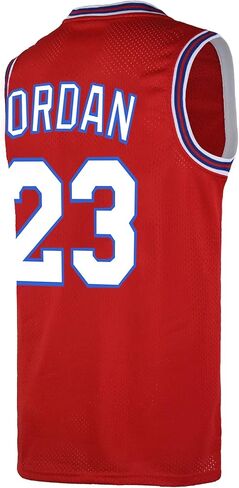 Mens Basketball Jersey #23 Space Movie Jersey White/Black/Blue in Saudi Arabia