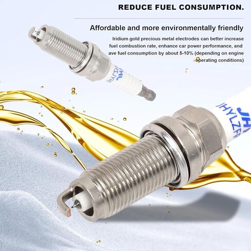 حزمة من 8 شمعات إشعال بلاتينيوم إيريديوم تناسب سيلفرادو 1500/2500/3500 HD تاهو كامارو سوبربان سييرا 1500 يوكون XL إسكاليد يستبدل 91418، ILTR5E11، 12622441، 12625058 in Kuwait