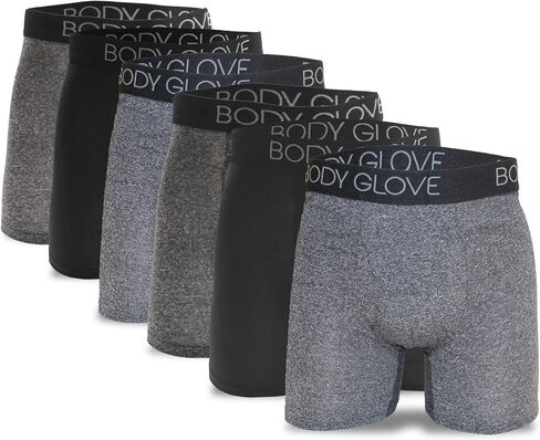 Twist Body Glove Men's Boxer Briefs 6-Pack Micro Modal, Contoured Shape, Soft & Breathable, Comfort Fit Underwear in Saudi Arabia