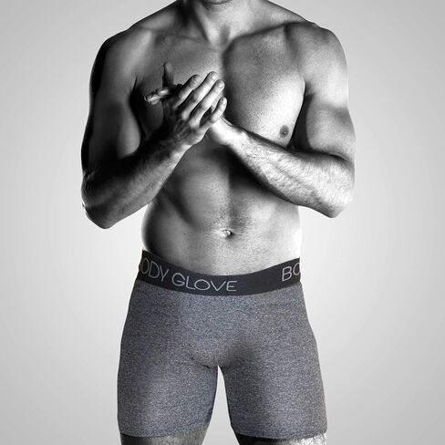Twist Body Glove Men's Boxer Briefs 6-Pack Micro Modal, Contoured Shape, Soft & Breathable, Comfort Fit Underwear in Saudi Arabia
