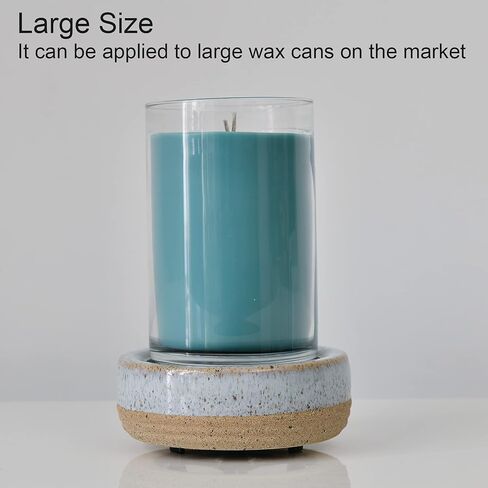 Ceramic Candle Wax Warmer Wax Melt Warmer Wax Melter for Scented Wax, Yankee Jar Candles or Oil Candle Wax Burner Gifts for Home Office Decor Women as Gifts for Mom Grandma Women Girls in Saudi Arabia