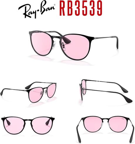 Ray-Ban RB3539 Erika Metal Rounded Sunglasses for Women + BUNDLE With Designer iWear Eyewear Kit in Saudi Arabia