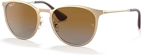 Ray-Ban RB3539 Erika Metal Rounded Sunglasses for Women + BUNDLE With Designer iWear Eyewear Kit in Saudi Arabia