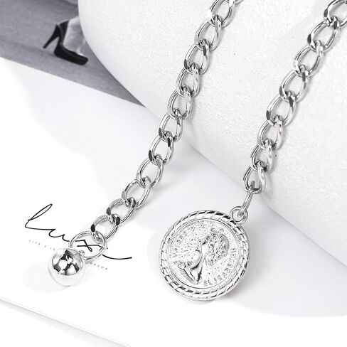 Multilayer Waist Chain Metal Chain Belt Belly Link for Dresses Jeans in Kuwait